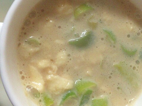 豆乳と豆腐のスープ